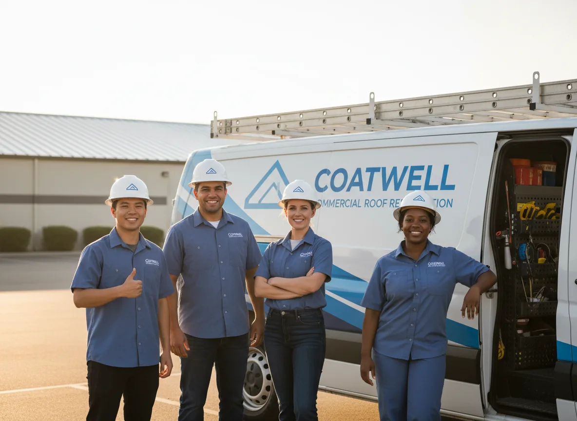 Commercial roof coating company in Dakota City, IA